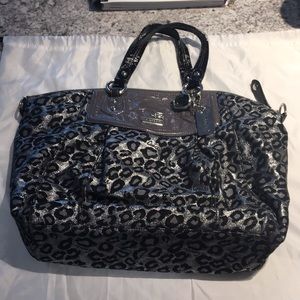 Coach bag with matching wallet
